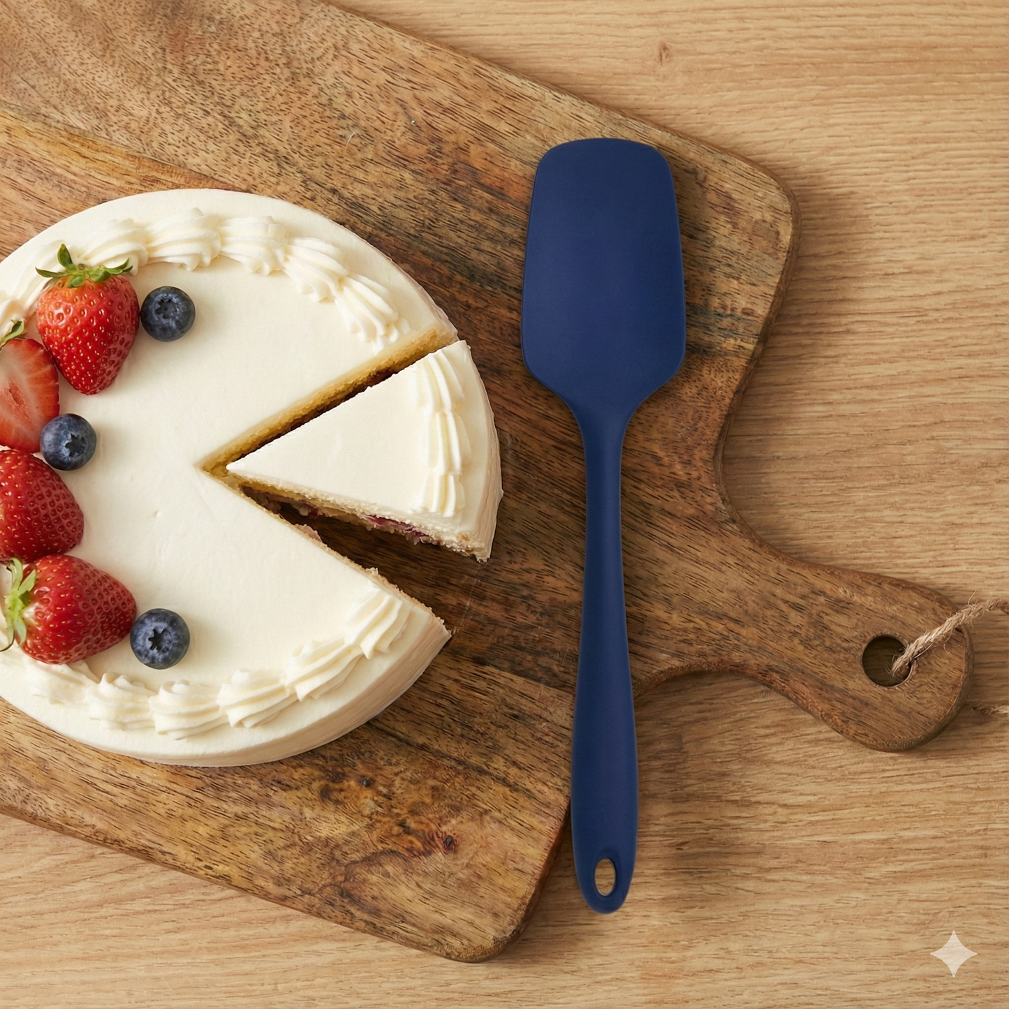 Harold Imports Mrs. Anderson's Silicone Spoon Spatula Navy 11" 43639NVY