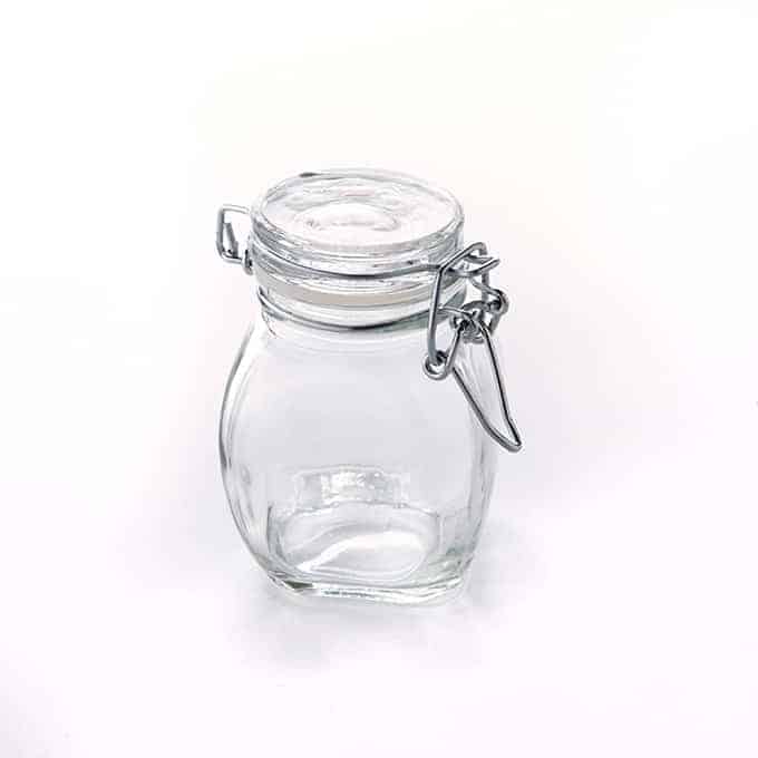 American Metalcraft Apothecary Mini Glass Jar 3.5 oz. HMMJ3