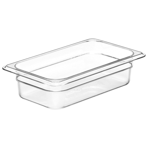 Cambro Camwear Polycarbonate Food Pan 1/4 Size 2.5" D 42CW135