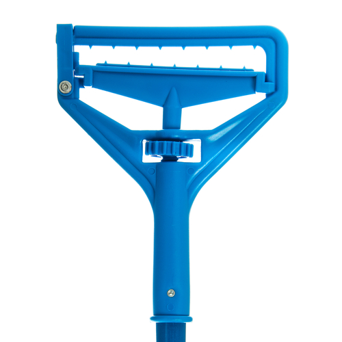 Carlisle 60" Blue Fiberglass Quick Release Mop Handle 36937500