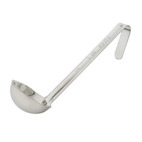 Winco One-Piece Ladle 6" Handle Stainless Steel 1 oz. LDI-10SH