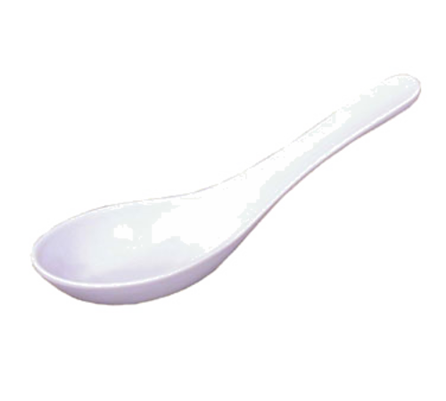 Town Chinese Soup Spoon Melamine White 1 oz. 22801 - 12 Spoons/Pack