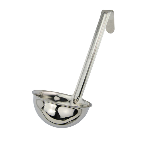 Winco One-Piece Ladle 6" Handle Stainless Steel 6 oz. LDI-60SH