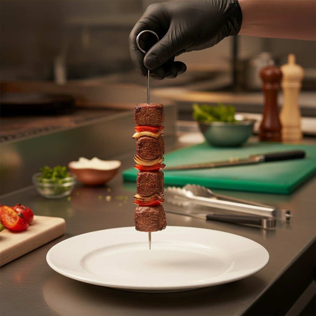 Winco Skewer Stainless Steel Oval 8" SKO-8