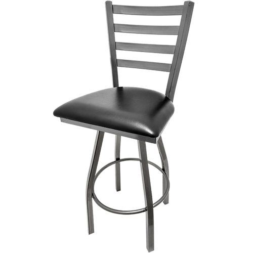 Oak Street Mfg. Clear Coat Swivel Frame Bar Stool SL135C1-S