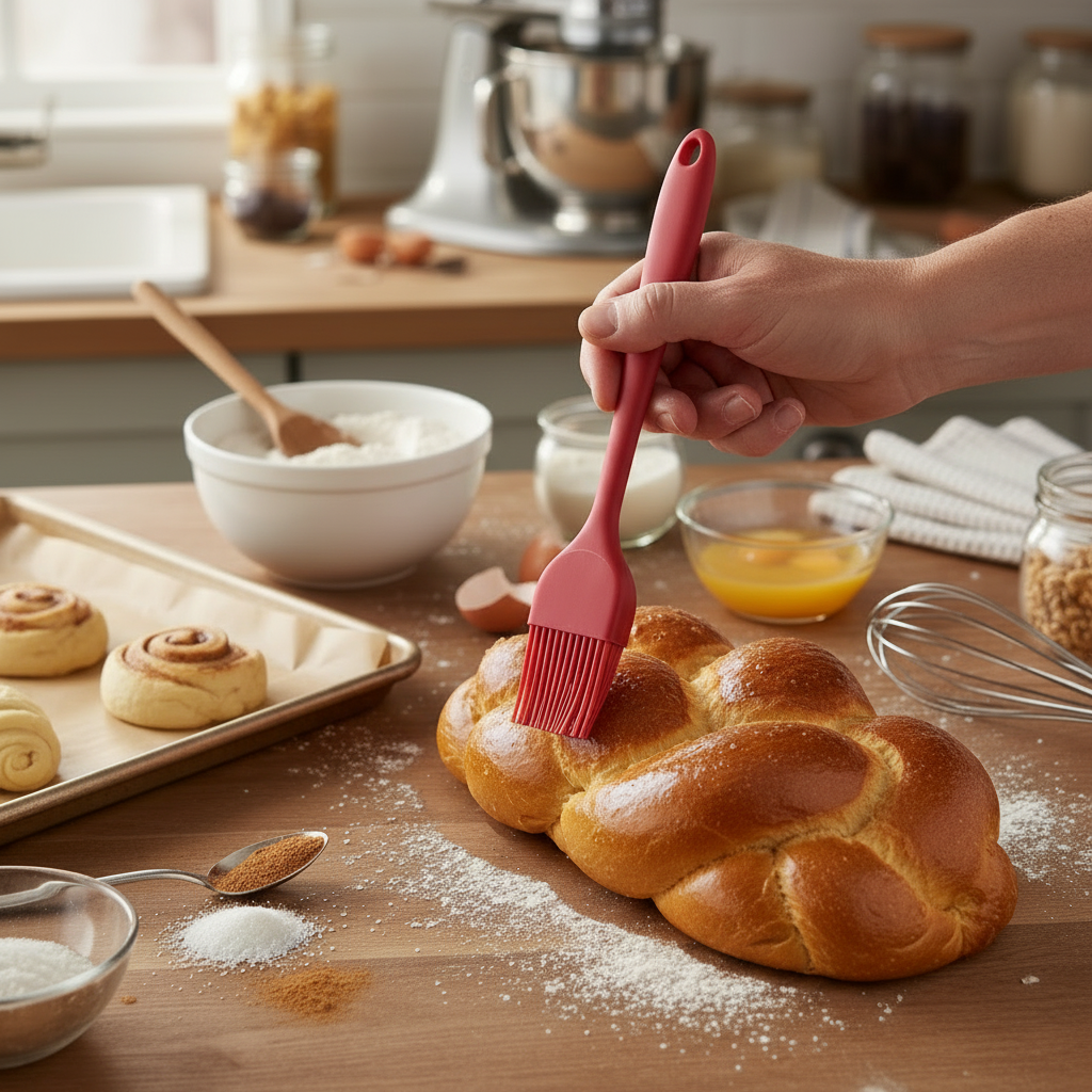 Harold Imports Mrs. Anderson's Silicone Brush 43640RED