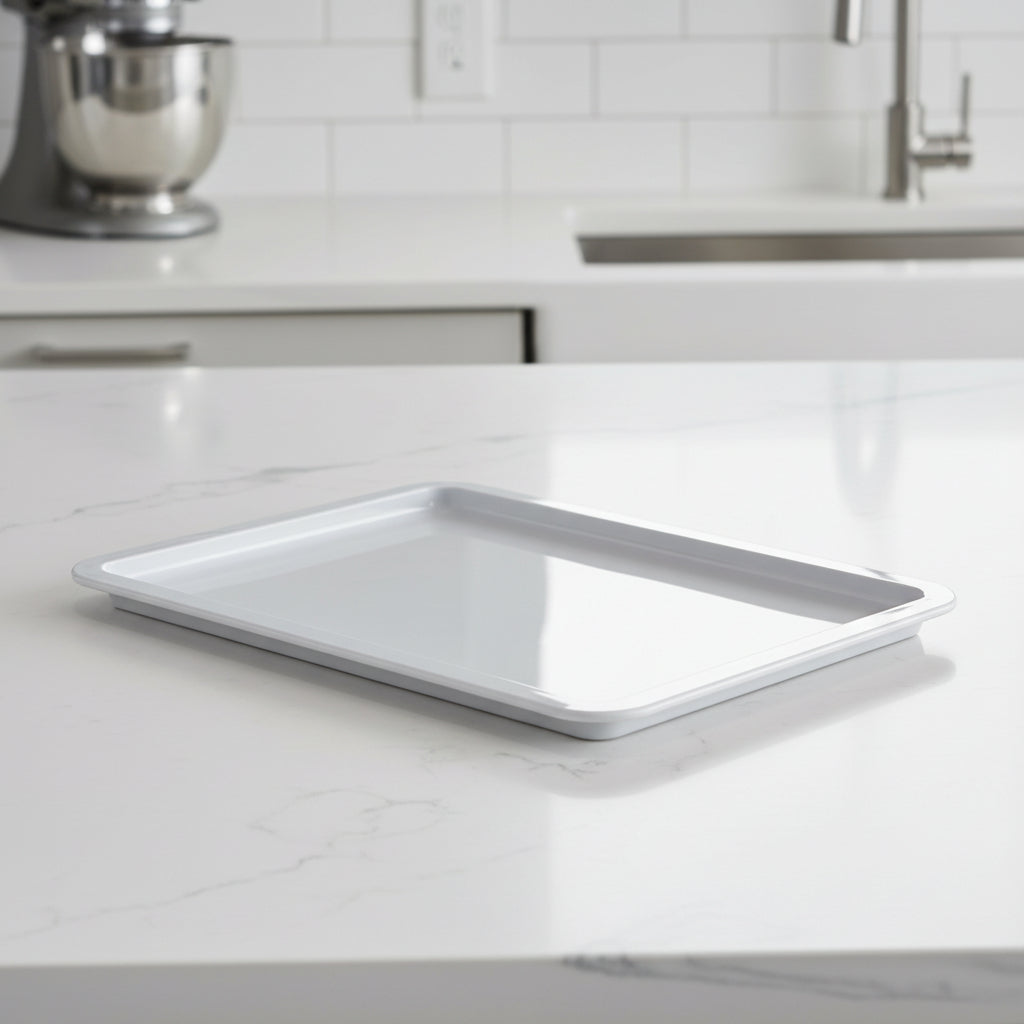 Quantum Food Service White Pizza Dough Lid 17.75"L x 12.75"W FSB-DL1813