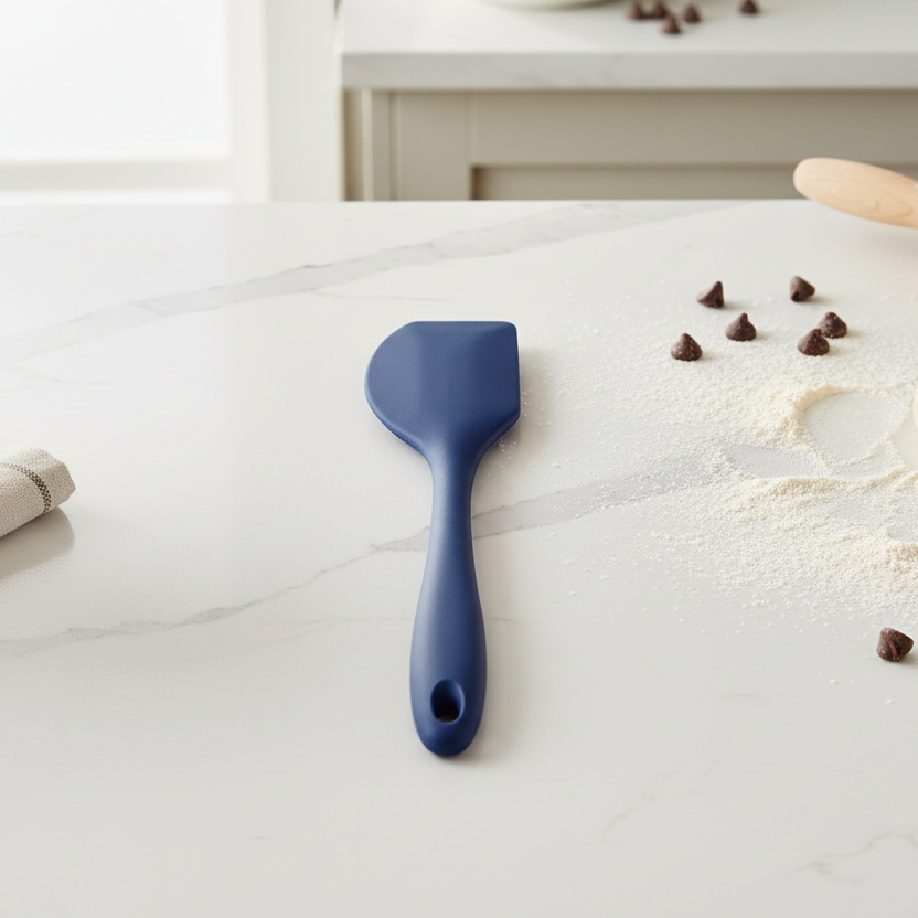 Harold Imports Mrs. Anderson's Silicone Scraper Spatula Navy 10" 43638NVY