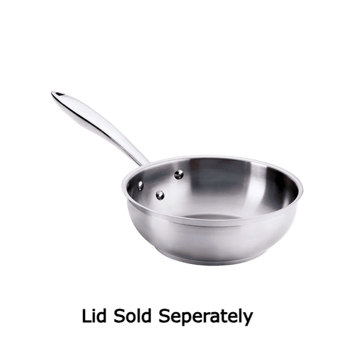 Browne Thermalloy® Stainless Steel Natural Sauté Pan 1.2 Qt. 5724041
