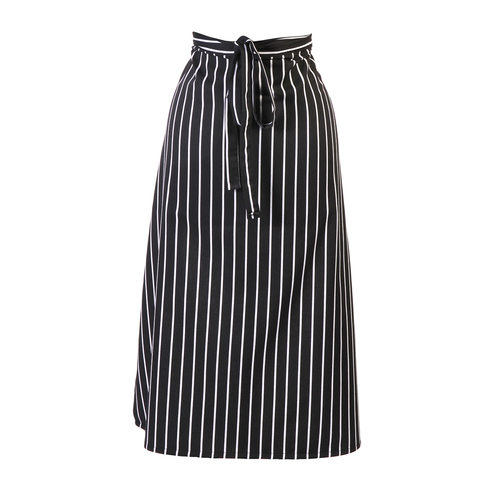 Mercer Culinary Genesis Chalk Stripe Bistro Apron 33" x 29" M61130BCS