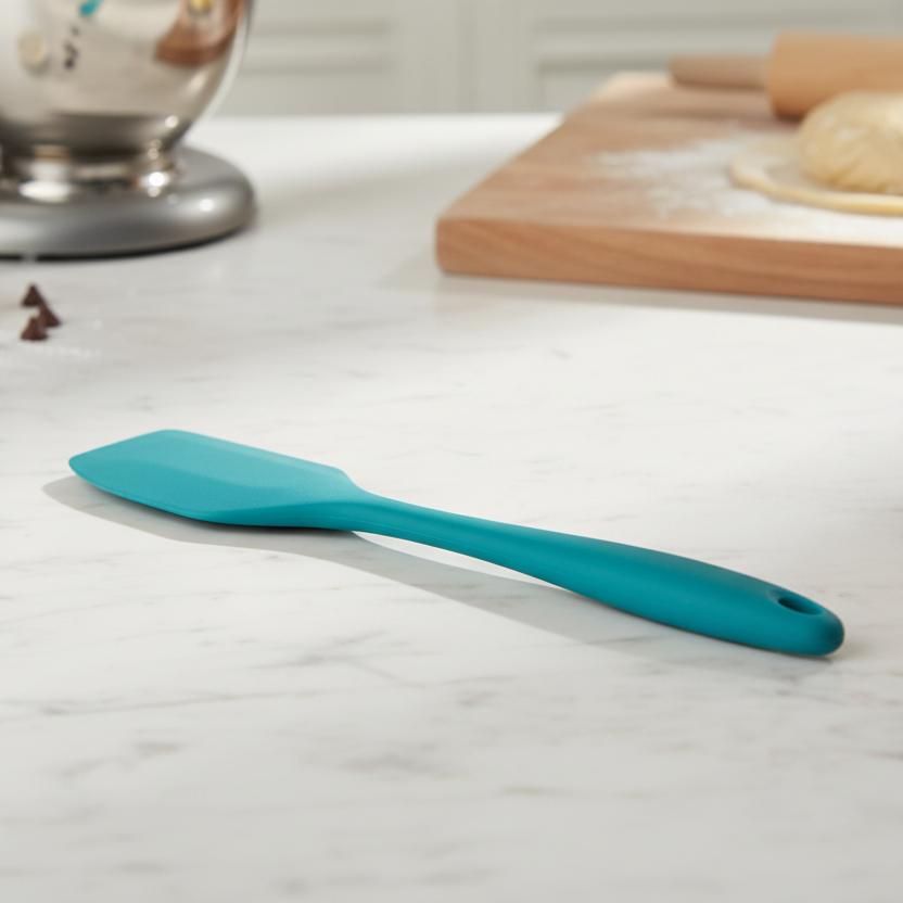 Harold Imports Mrs. Anderson's Silicone Scraper Turquoise 10" 43638TRQ