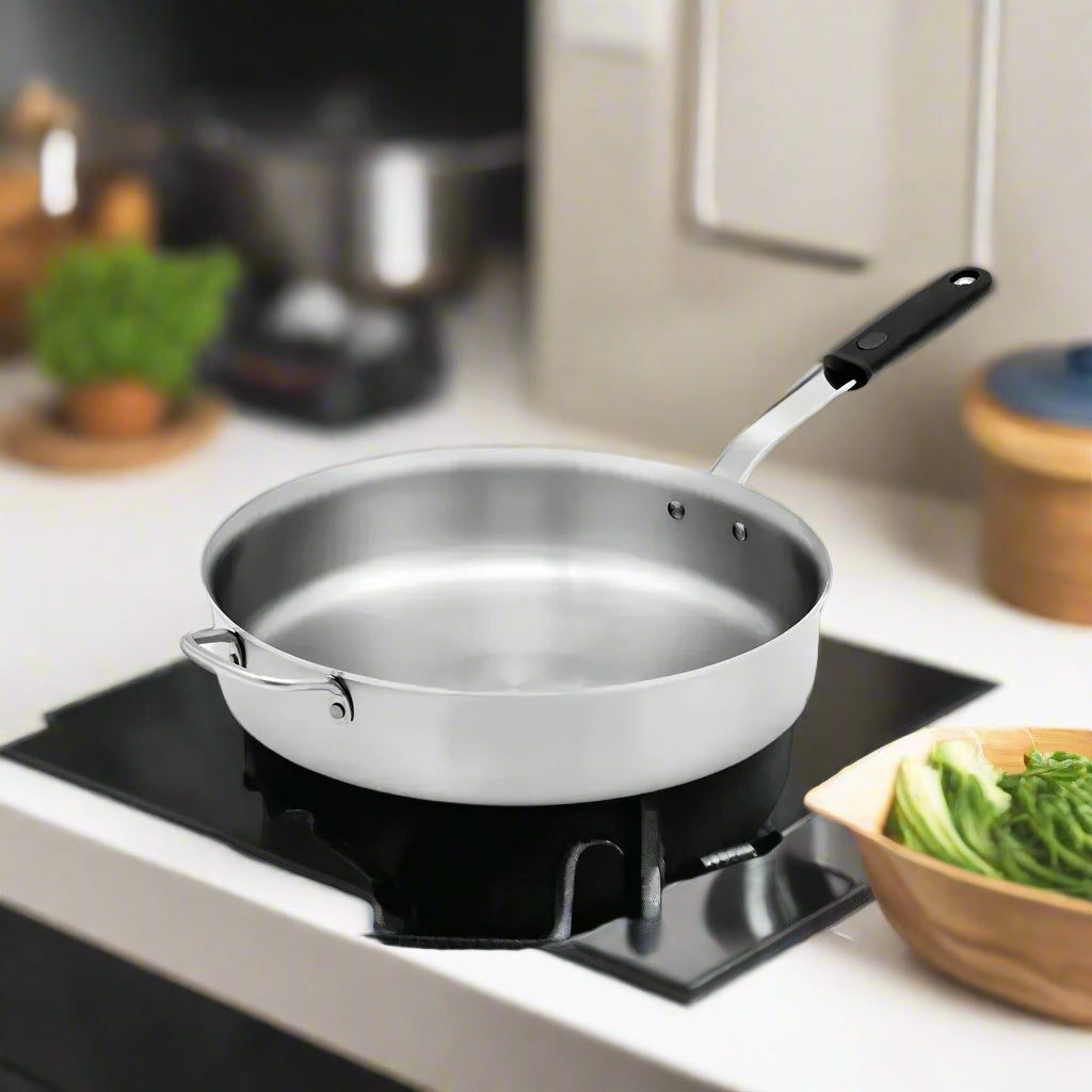 Vollrath Tribute 3-Ply Stainless Steel Sauté Pan 6 Qt. 702160