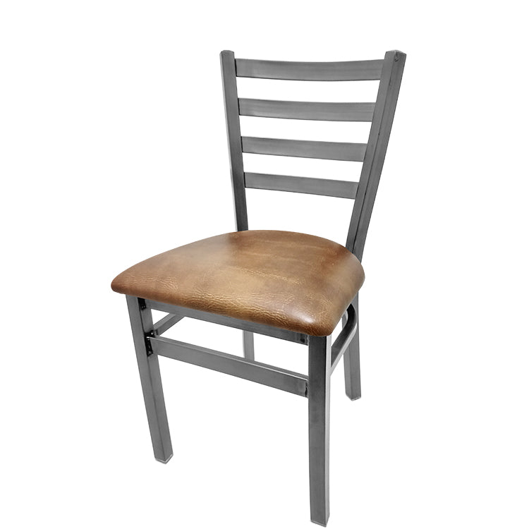Oak Street Mfg. Ladder Back Clear Coat Frame Dining Chair SL135C
