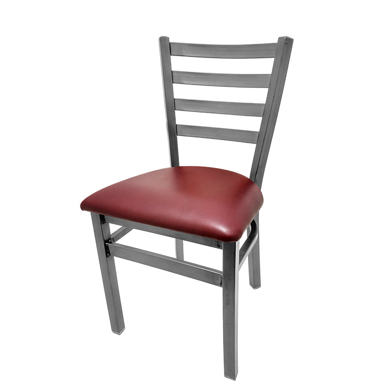Oak Street Mfg. Ladder Back Clear Coat Frame Dining Chair SL135C