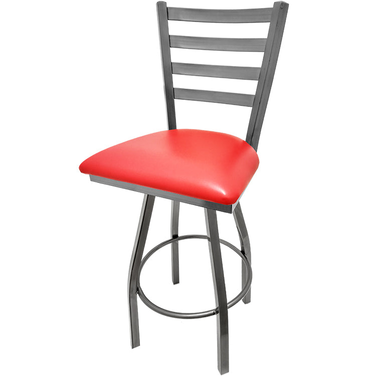 Oak Street Mfg. Clear Coat Swivel Frame Bar Stool SL135C1-S