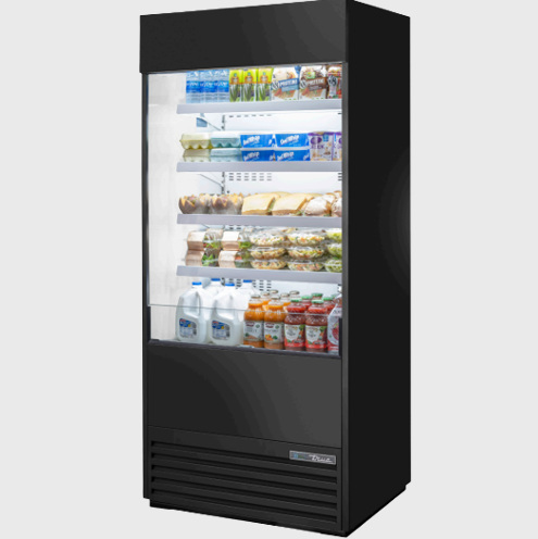 True Vertical Air Curtain Merchandiser