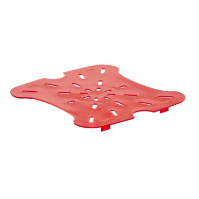 Cambro FreshPro Containers Translucent Red Drain Shelf For 6 & 8 Qt. 6SFSFPDPP266