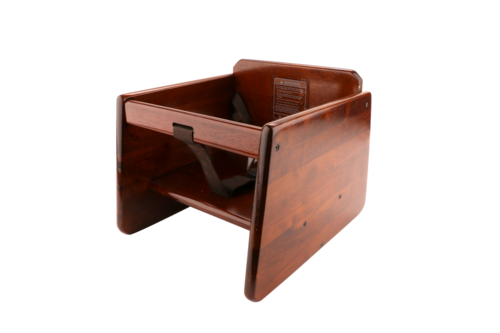 GET Enterprise Booster Seat Hardwood Walnut Finish