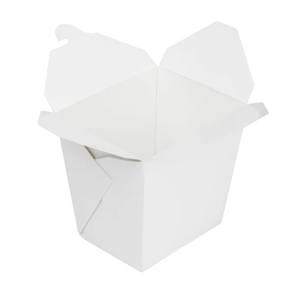 Chinese Paper Take-Out Container White 32 oz. - 500/Case