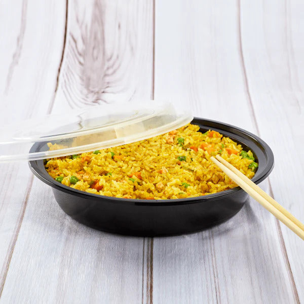 Microwaveable Plastic Container Round 48 oz. - 150/Case