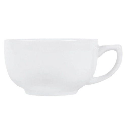 CAC China Super White Porcelain Cappuccino Cup 14 oz. RCN-56 - 36/Case