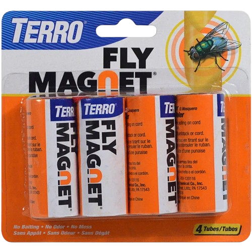 Terro Fly Magnet 4-Pack Sticky Fly Paper Trap