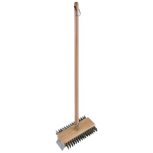 Chef Master Classic Broiler Brush Dual Sided 30" Handle