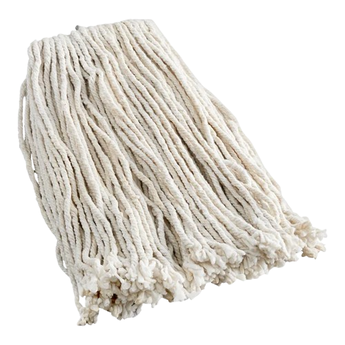 Mop Head Small Cut End 4-Ply White 16 oz. - 12/Case