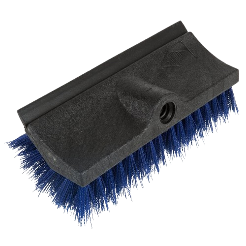 Hi-Lo Floor Scrub Brush With Squeegee 10"