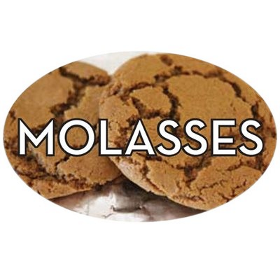 Standard Flavor Label Molasses - 500/Roll