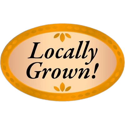 Standard Flavor Label Locally Grown - 500/Roll