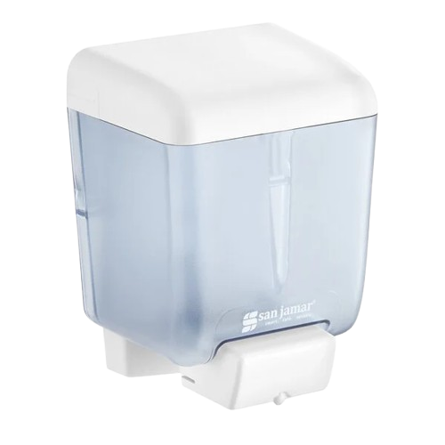 San Jamar Classic Blue Liquid Soap/Hand Sanitizer Dispenser 30 oz.