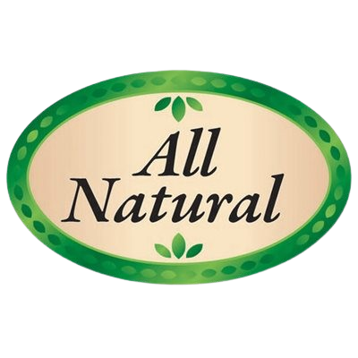 Standard Flavor Label All Natural - 500/Roll