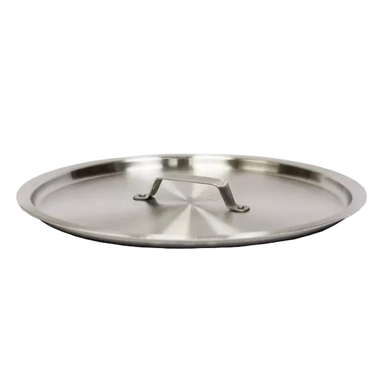 Browne 5815904 Thermalloy Aluminum Flat Sauce Pan Cover, 4.5 qt, 9"