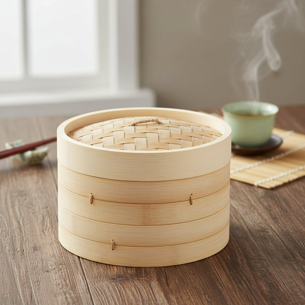 Town Steamer Set Bamboo 8" 34208