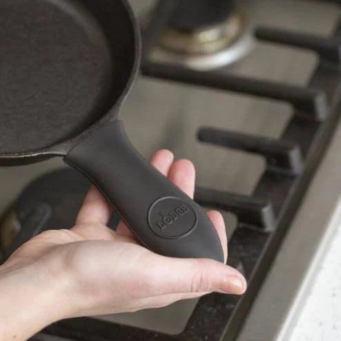 Lodge Mini Silicone Hot Handle Holder Black 4.3" ASHHM11