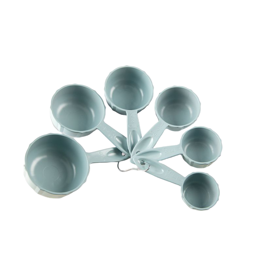 Nordic Ware Bundt Measuring Cups 1 3/4 1/2 2/3 1/3 1/4 Measuring Cups 7" x 3.88" x 3.13" Green BPA-Free and Melamine Free High-Heat Plastic