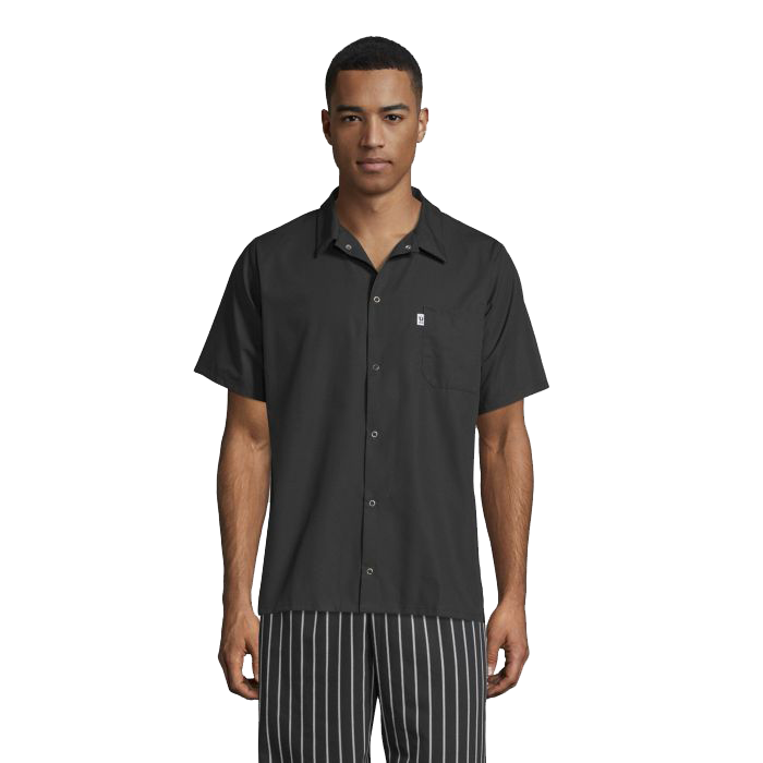 Uncommon Threads Snap Utility Shirt 2XL Black Unisex 65/35 Poly/Cotton Poplin