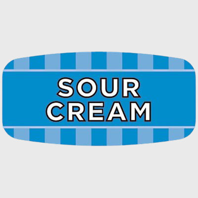 Mini Flavor Label Sour Cream - 1,000/Roll