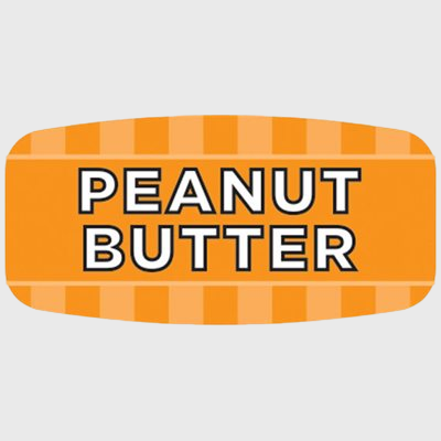 Mini Flavor Label Peanut Butter - 1,000/Roll