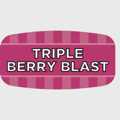 Mini Flavor Label Triple Berry Blast - 1,000/Roll