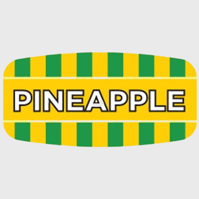 Mini Flavor Label Pineapple - 1,000/Roll