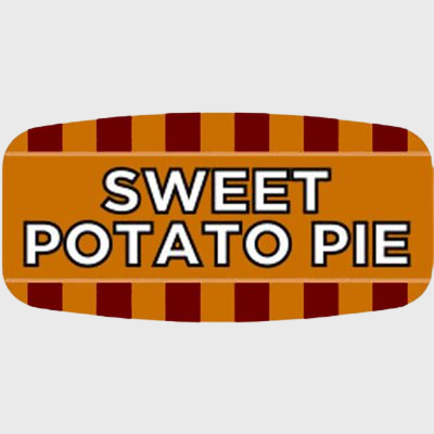 Mini Flavor Label Sweet Potato Pie - 1,000/Roll