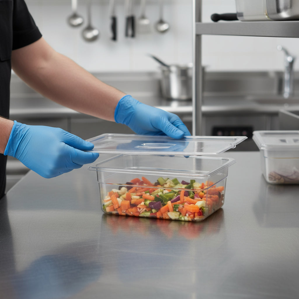 Cambro Camwear Poly Food Pan Cover Solid Full Size 10CWCH135