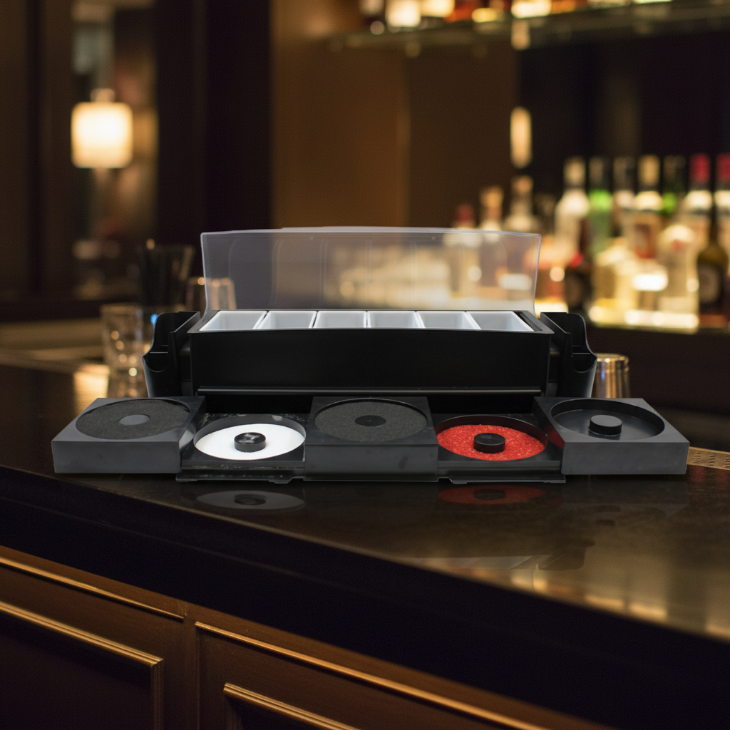 superior-equipment-supply - Tablecraft Products Co - Tablecraft Cash & Carry ABS Plastic Garnish Station