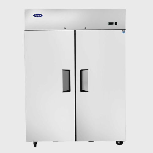 Atosa Scratch & Dent Stainless Top Mount Two Self-Closing Door Reach-In Freezer