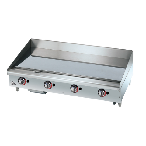 Star-Max® Heavy Duty Griddle Gas Countertop 48" W x 21" D Stainless Steel
