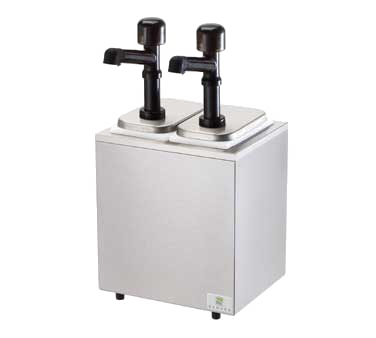 superior-equipment-supply - Server Products - Server Products, Condiment Dispenser, SB-2 Serving Bar Combo, Solution™, Stainless Steel Base, With (2) pumps