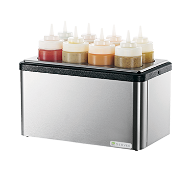 superior-equipment-supply - Server Products - Server Products, SBH-8 Squeeze Bottle Holder Combo, Countertop, With (8) 16 oz TableCraft Bottle