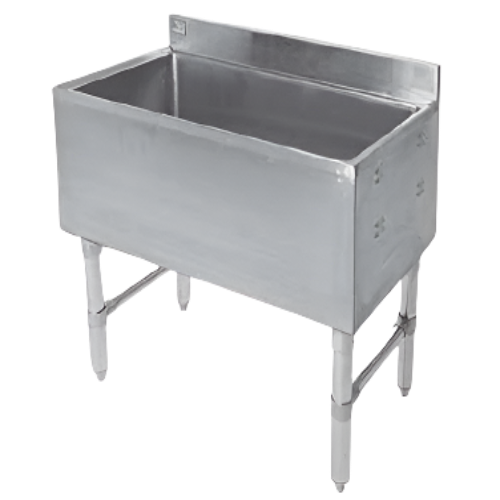 Klinger's Stainless Steel Underbar Ice Chest 18" D x 24" W